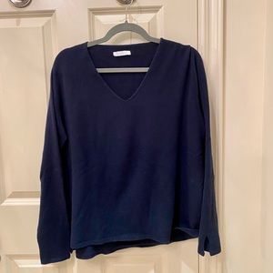 Eightsixeight Navy V-neck Long Sleeve